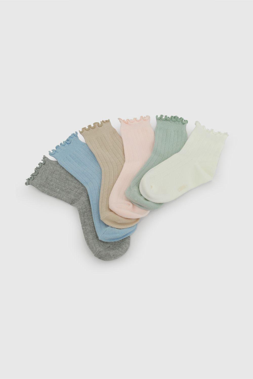 Calcetin 3/4 Niña Multicolor 7391 Colloky-2