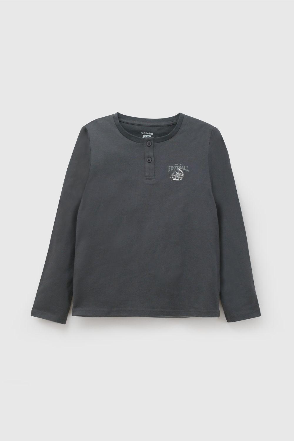 Pijama Gris Niño 7584 Colloky-1