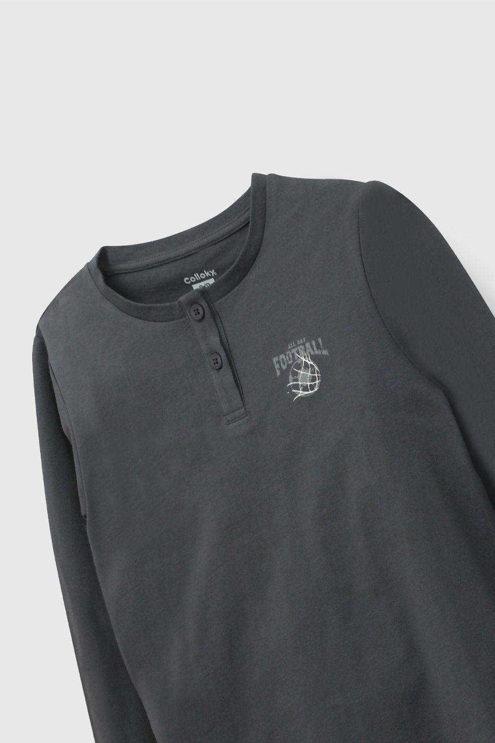 Pijama Gris Niño 7584 Colloky-3