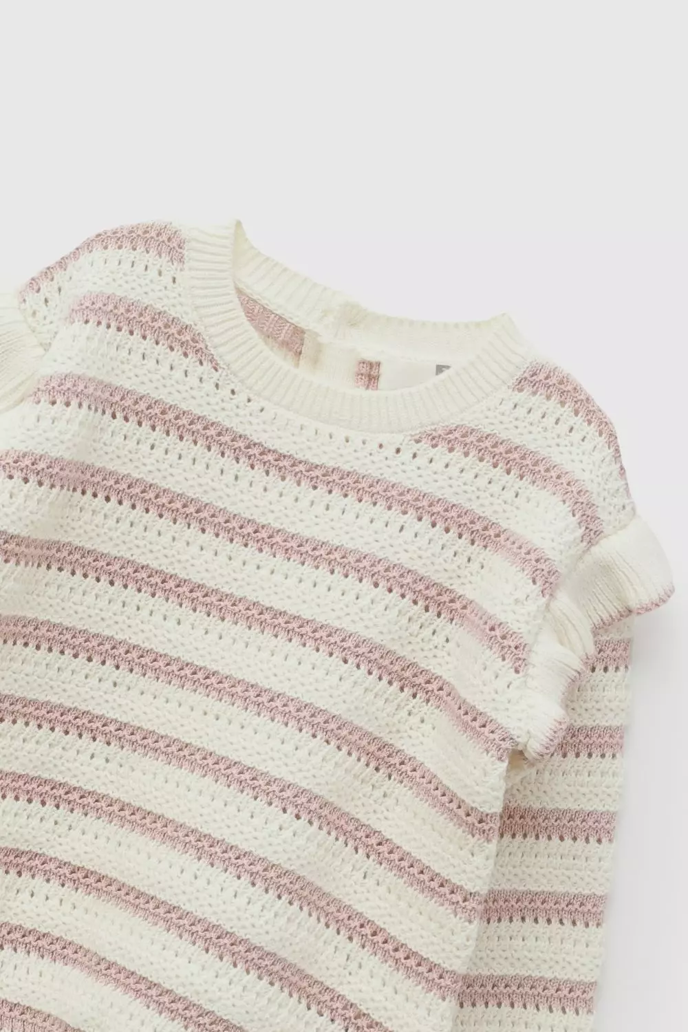 Sweater Rayas Rosa Viejo Niña 6-9M a 4-5A Colloky-2