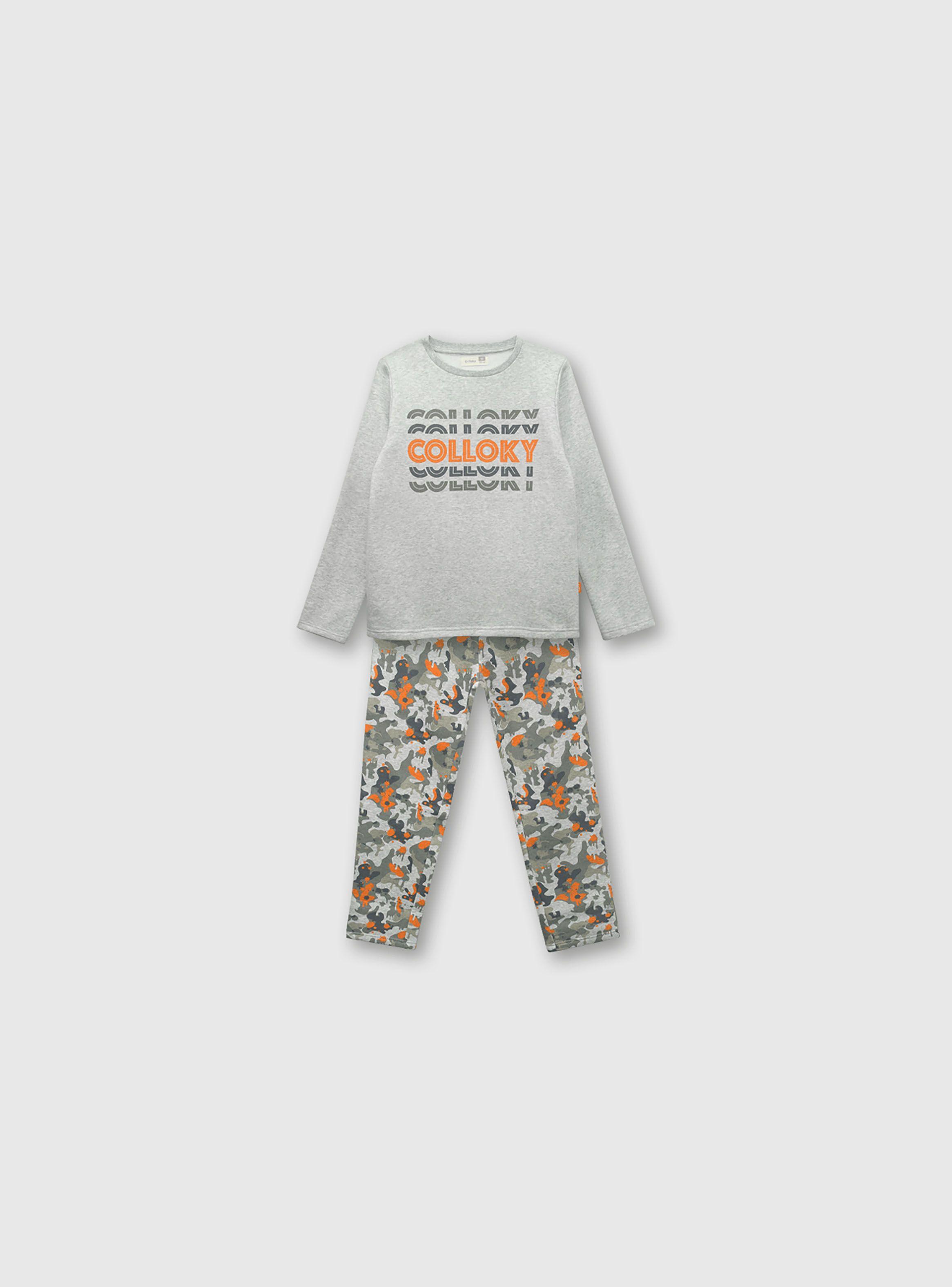 Pijama Niño Gris 52929 Colloky-0
