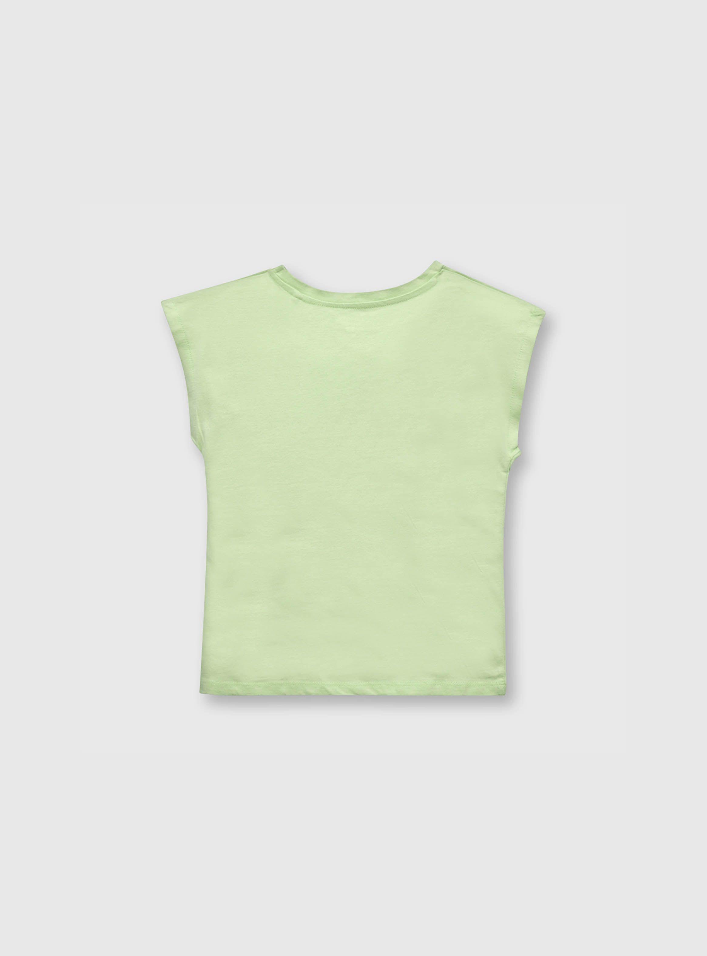 Polera Niña Verde Pistacho (2 A 12 Años) Colloky-1