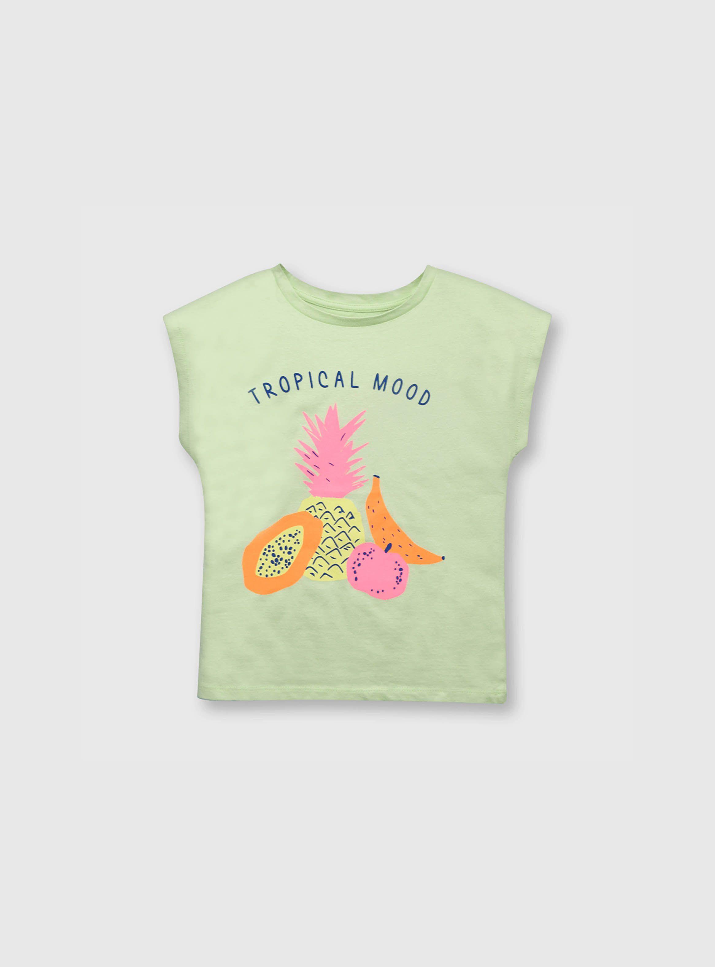 Polera Niña Verde Pistacho (2 A 12 Años) Colloky-0