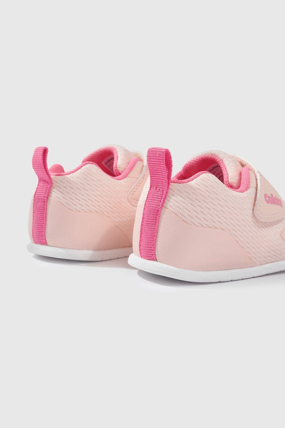 Zapatilla Deportiva Bebés Rosado 53839 Colloky-4