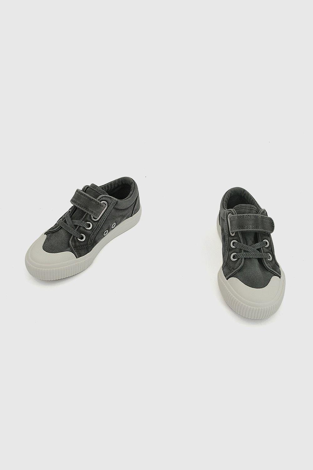 Zapatilla Lona Negra Niño 21-27 Colloky-3