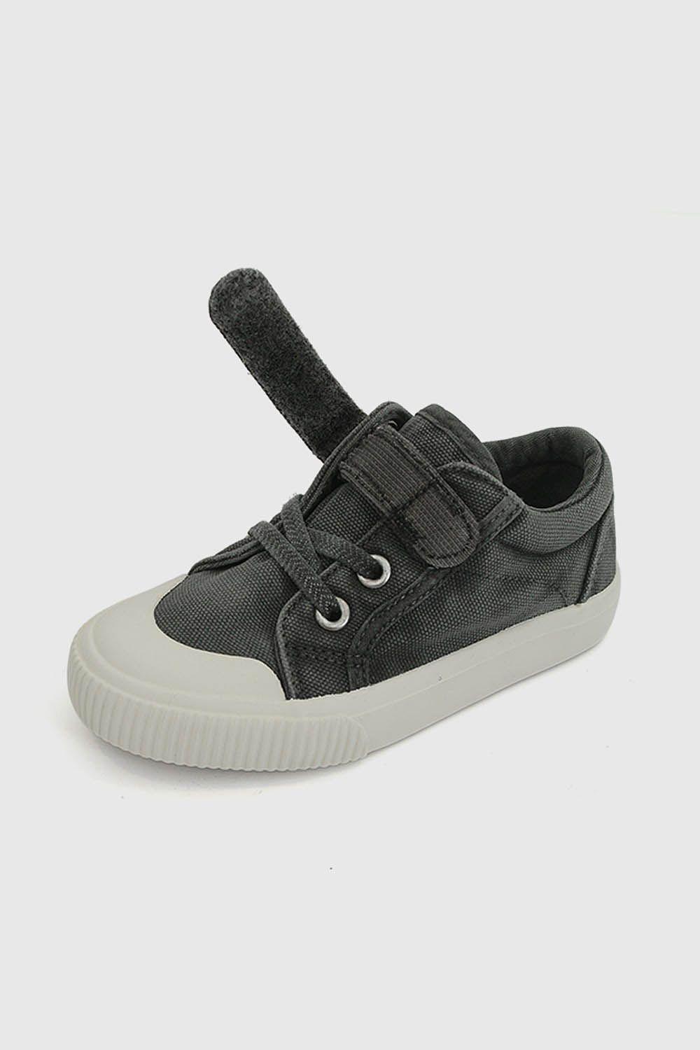 Zapatilla Lona Negra Niño 21-27 Colloky-5
