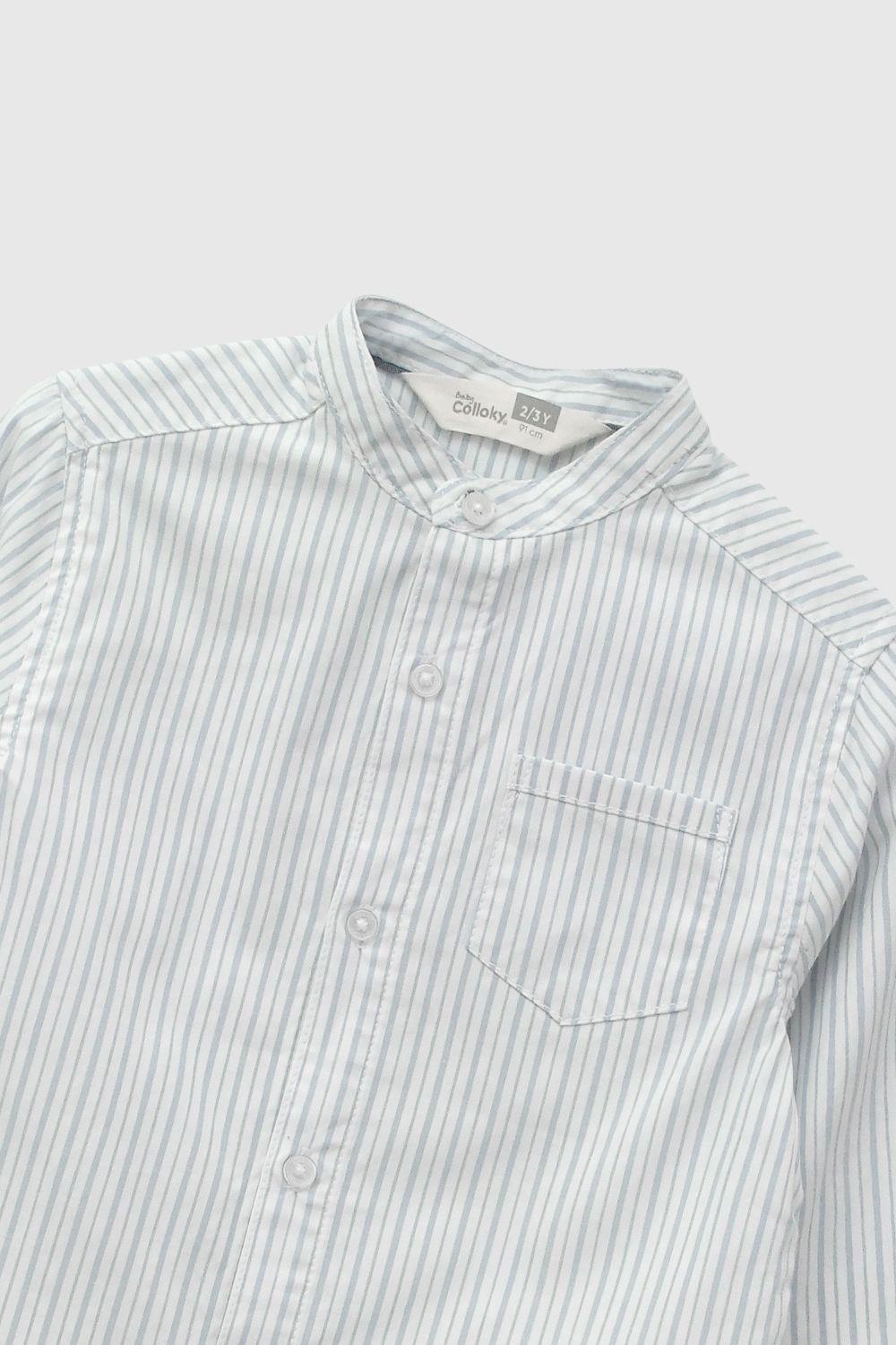Camisa oxford niño blanco 6-9M a 4-5A-2