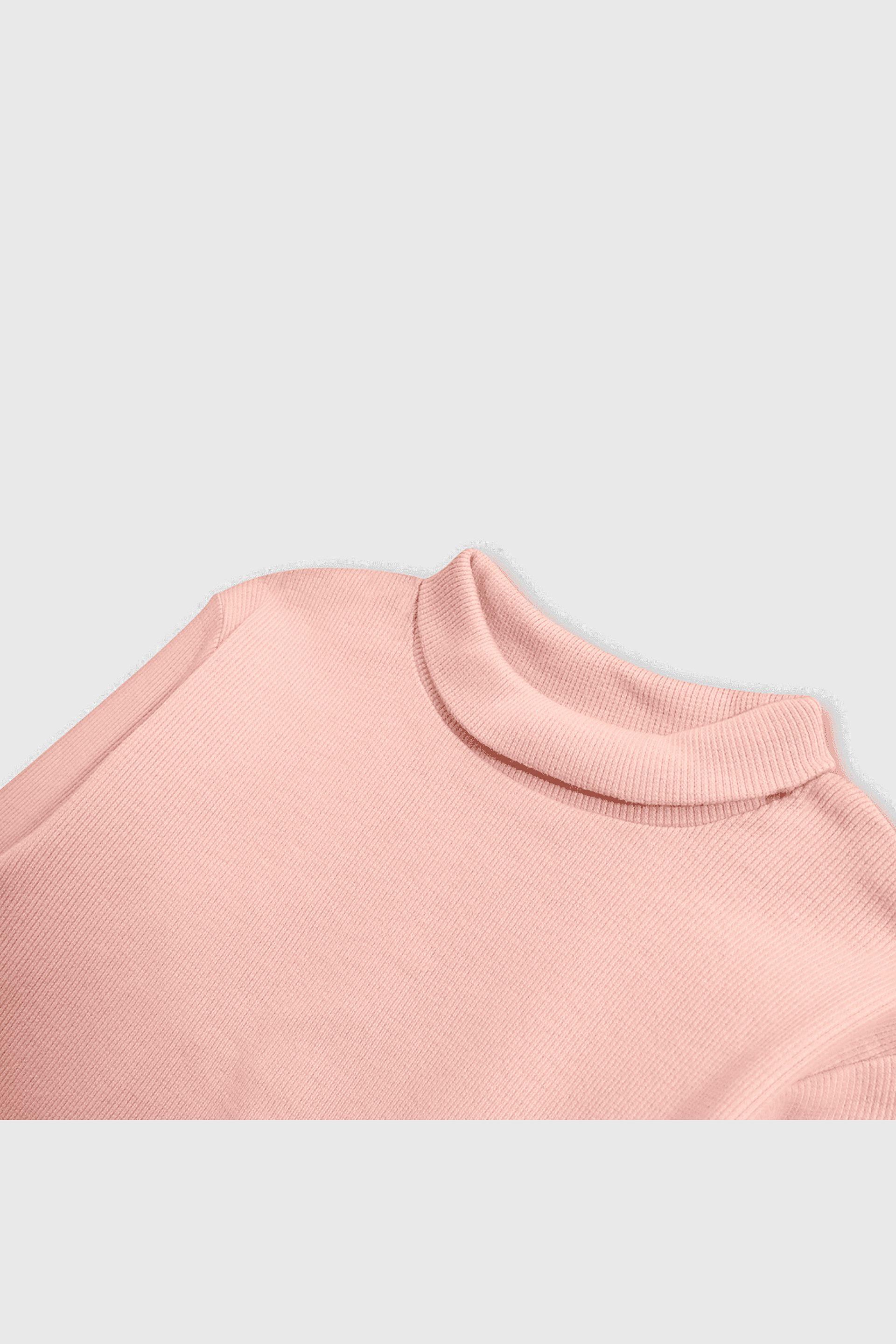 Beatle Liso Algodón Rosado para bebé de 3/6 a 36 Meses-2