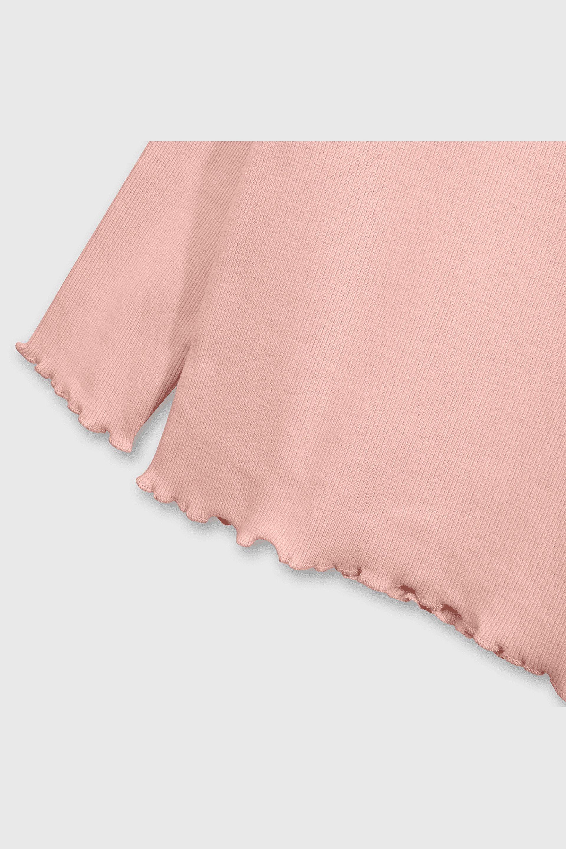 Beatle Liso Algodón Rosado para bebé de 3/6 a 36 Meses-3