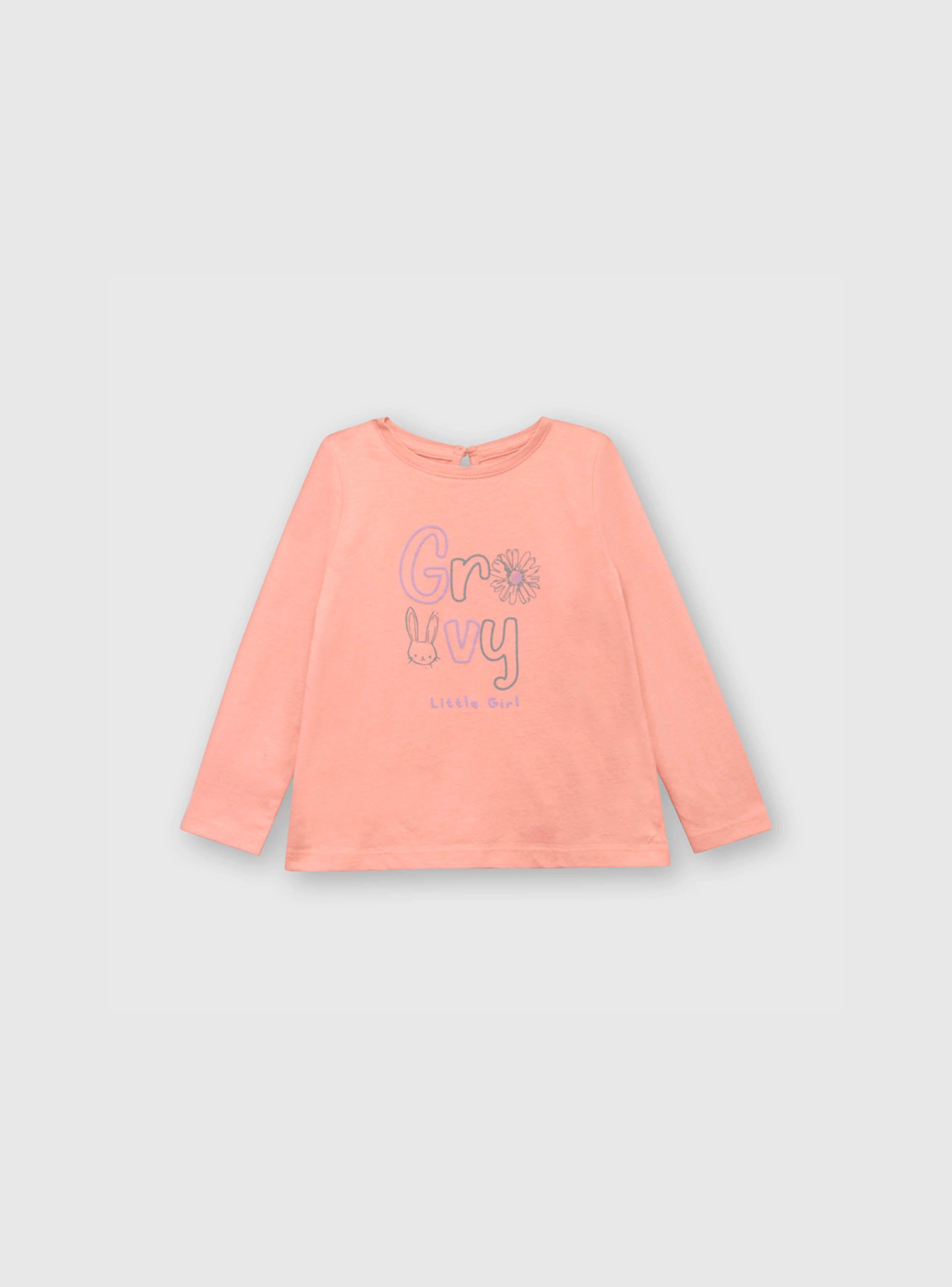 Polera De Bebé Niña Ludica Rosado (3 A 36 Meses) Colloky-0