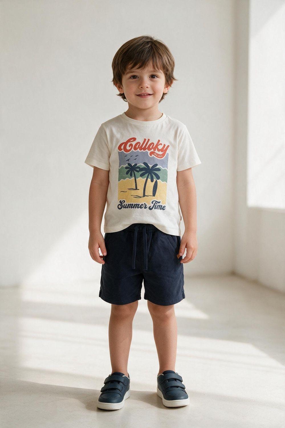 Bermuda niño azul 6-9M a 4-5A-1