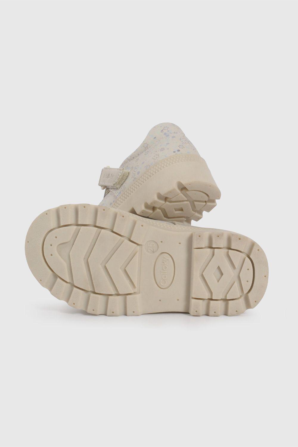 Reina Blanca Estampada de Flores 42100209V26-2