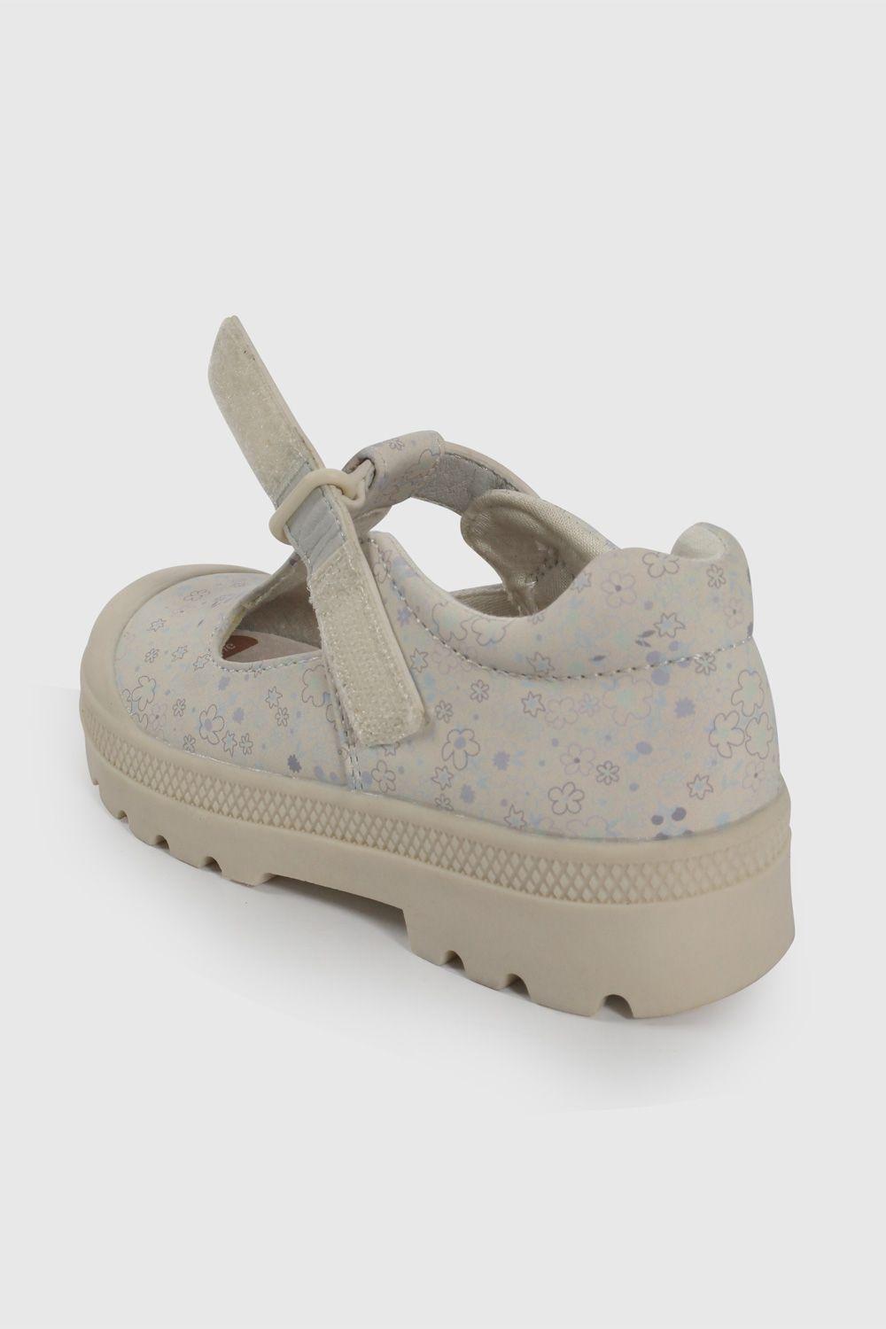 Reina Blanca Estampada de Flores 42100209V26-5