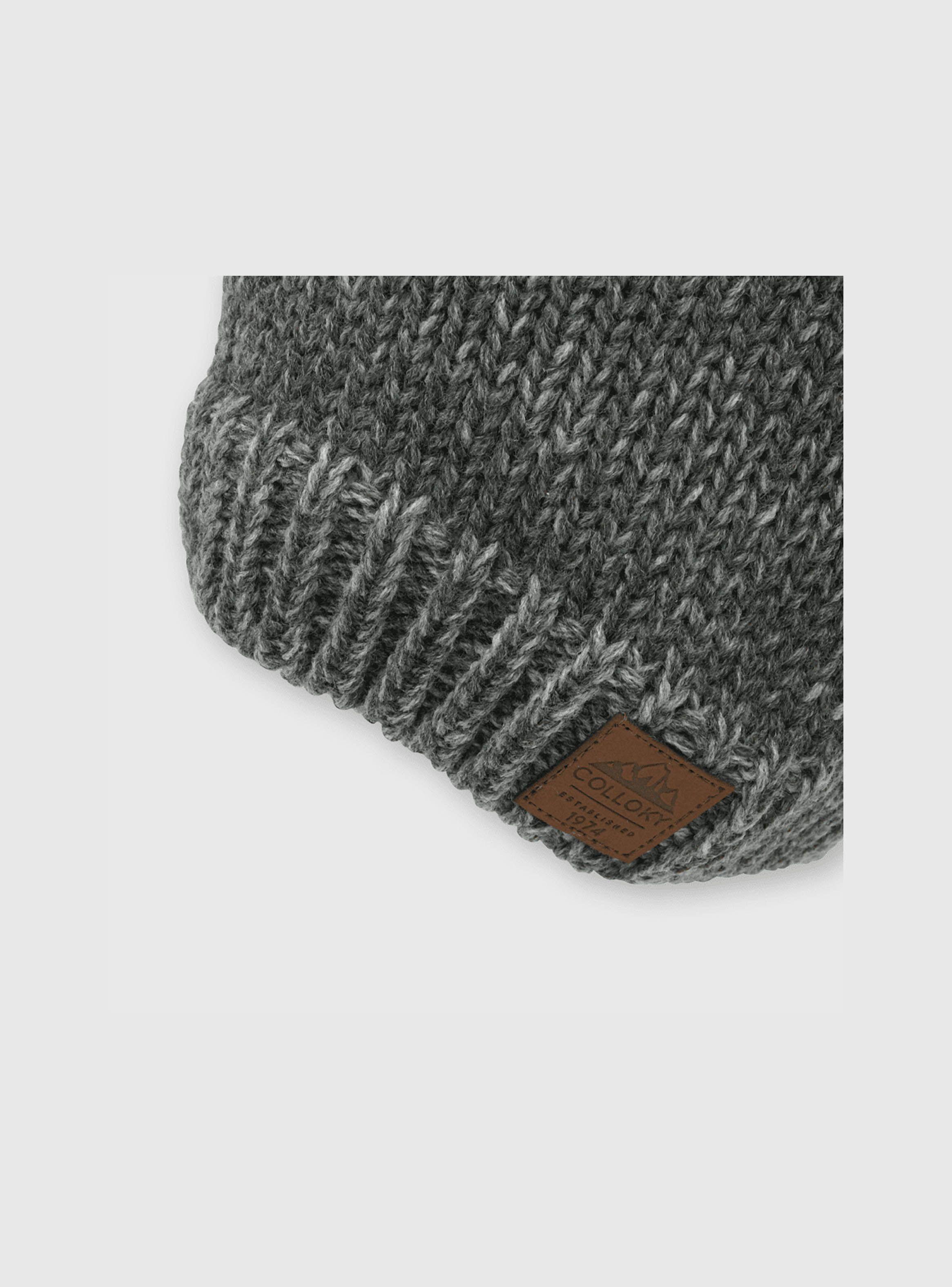 Gorro Niño De Lana Gris (2 A 12 Años) Colloky-1