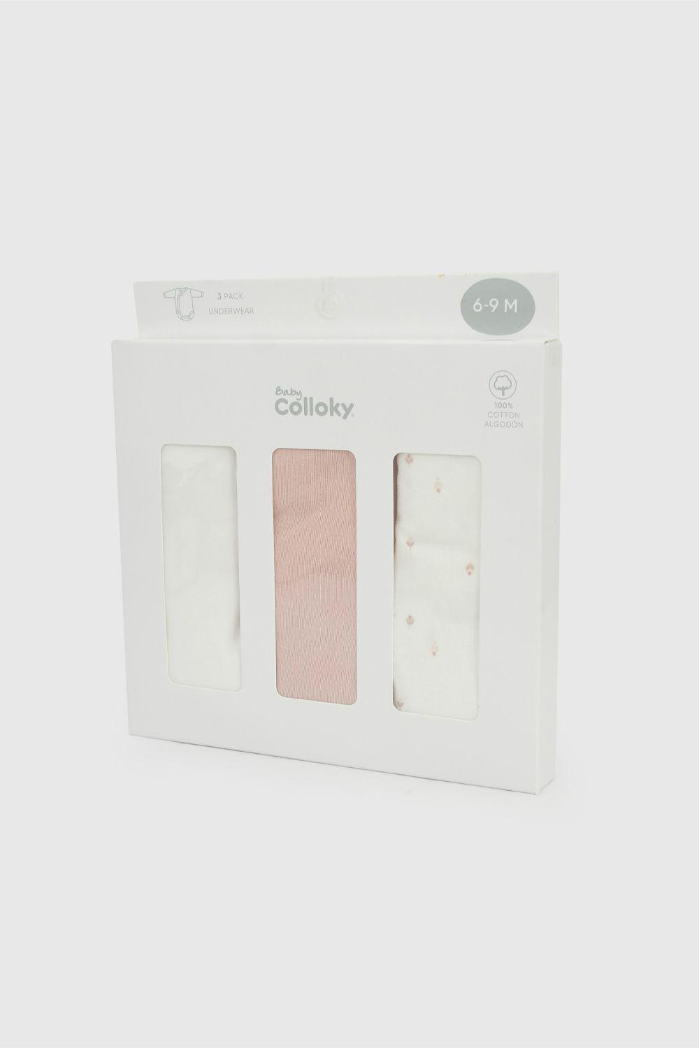 Body Niña Rosado 8296 Colloky-5