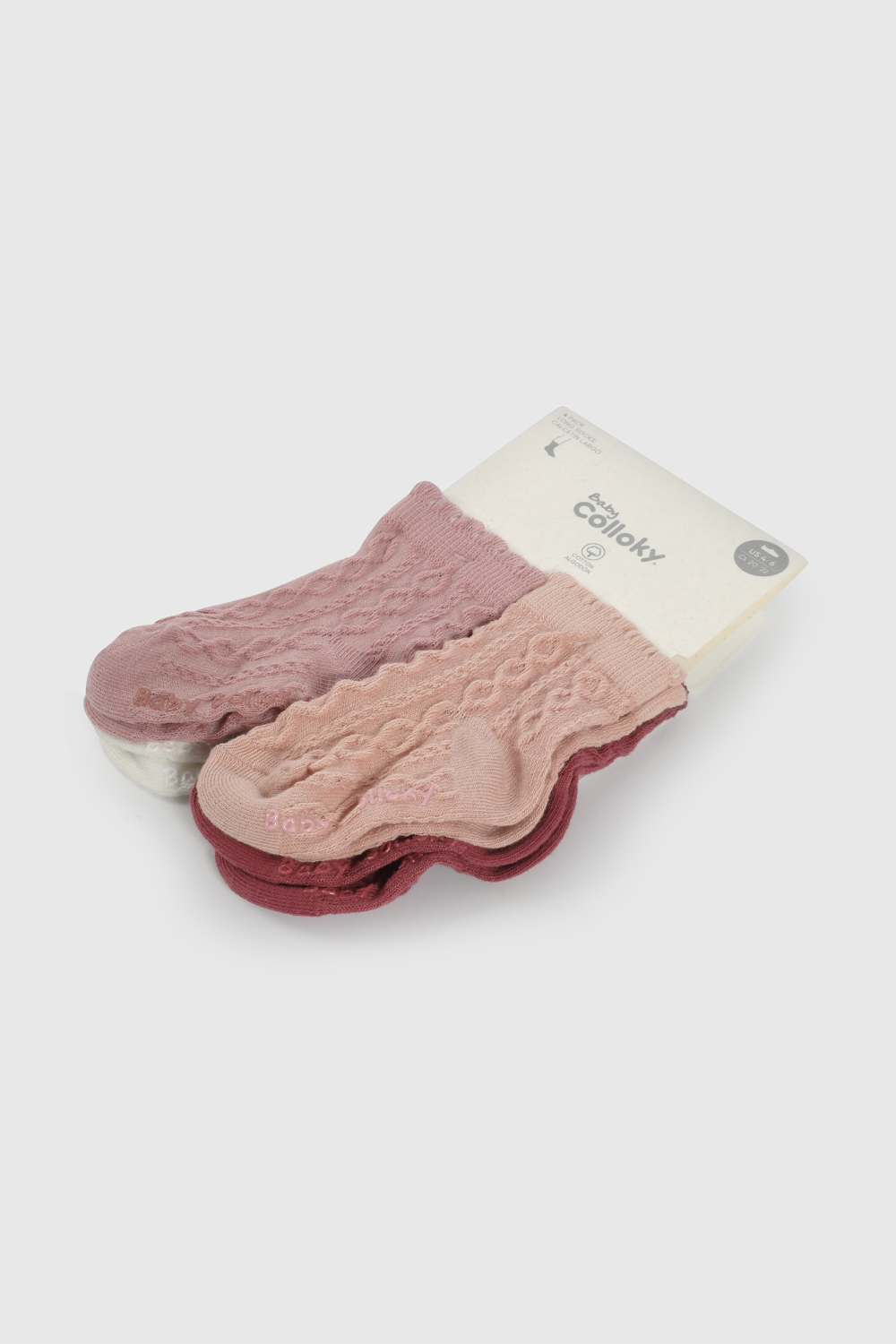Calcetin Niña Rosado 57124 Colloky-1