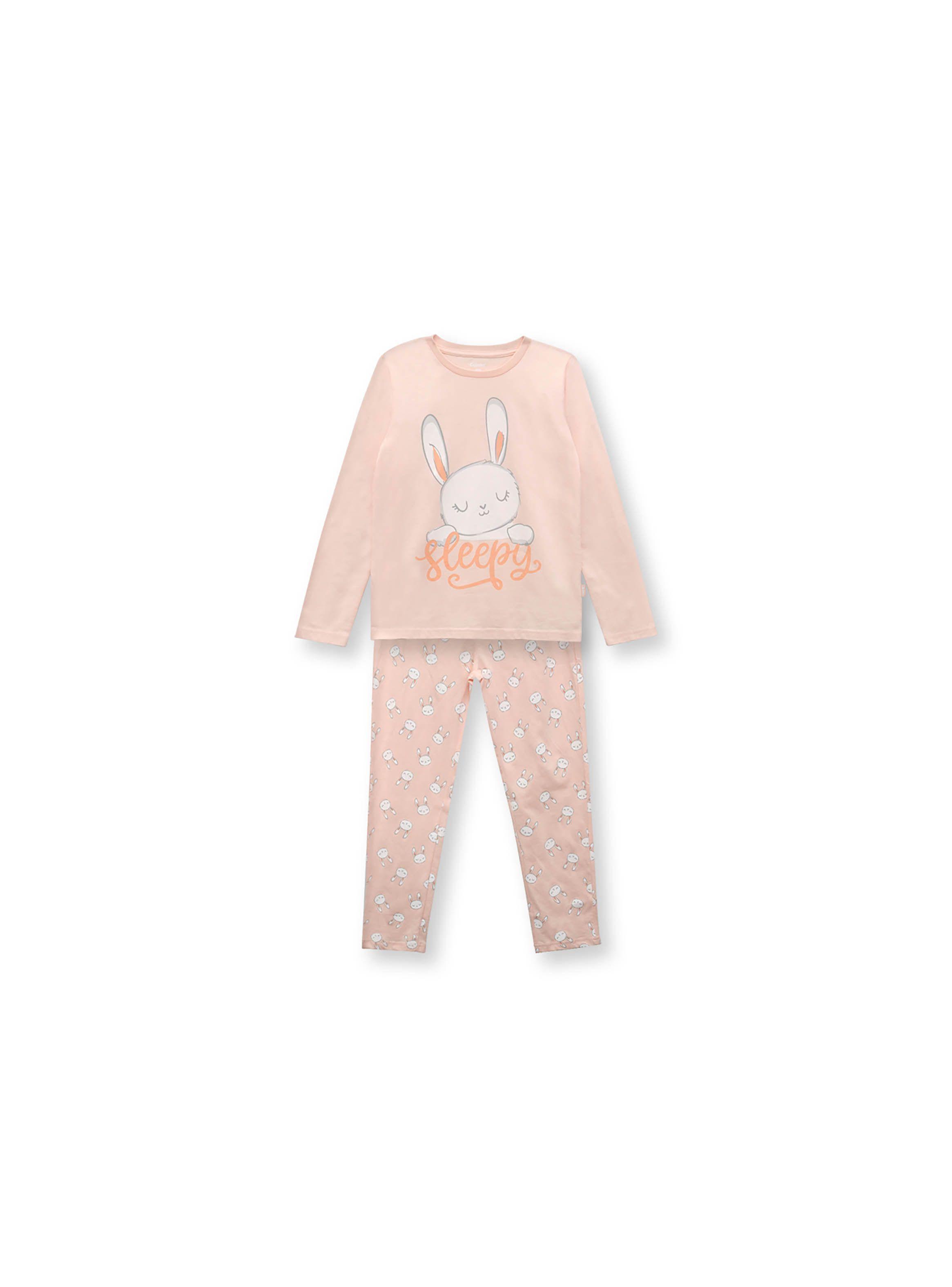 Pijama Niña Damasco (2 A 12 Años) Colloky-0