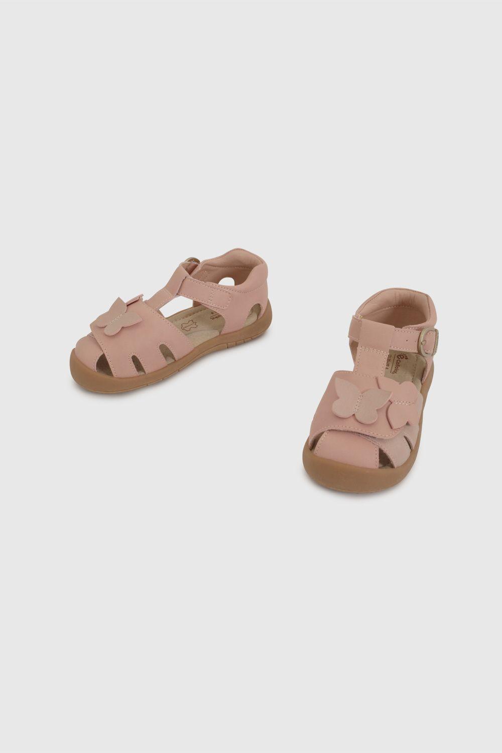 Sandalia Rosada con Aplicación de Mariposa 43020230V26-3