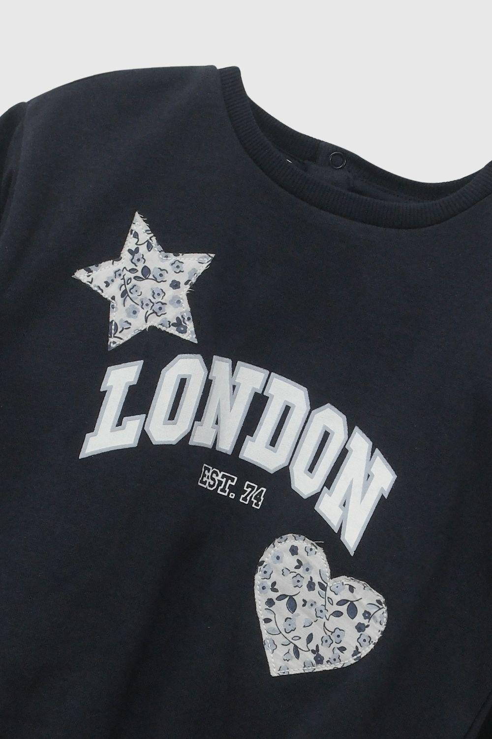 Poleron London Azul Niña 6-9M a 4-5A Colloky-2