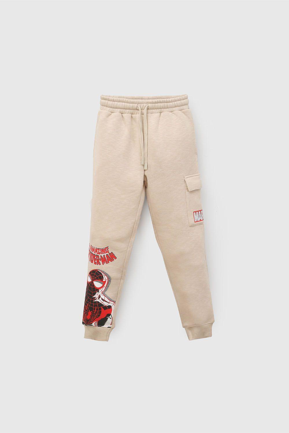 Pantalón Buzo Niño Beige 7763 Colloky-0