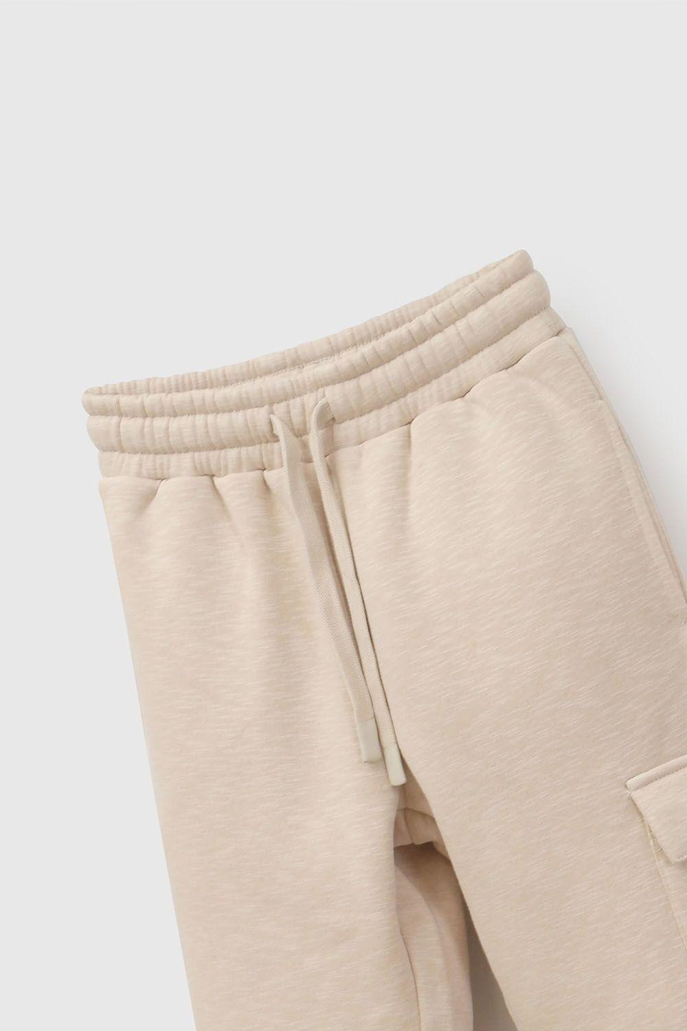 Pantalón Buzo Niño Beige 7763 Colloky-2