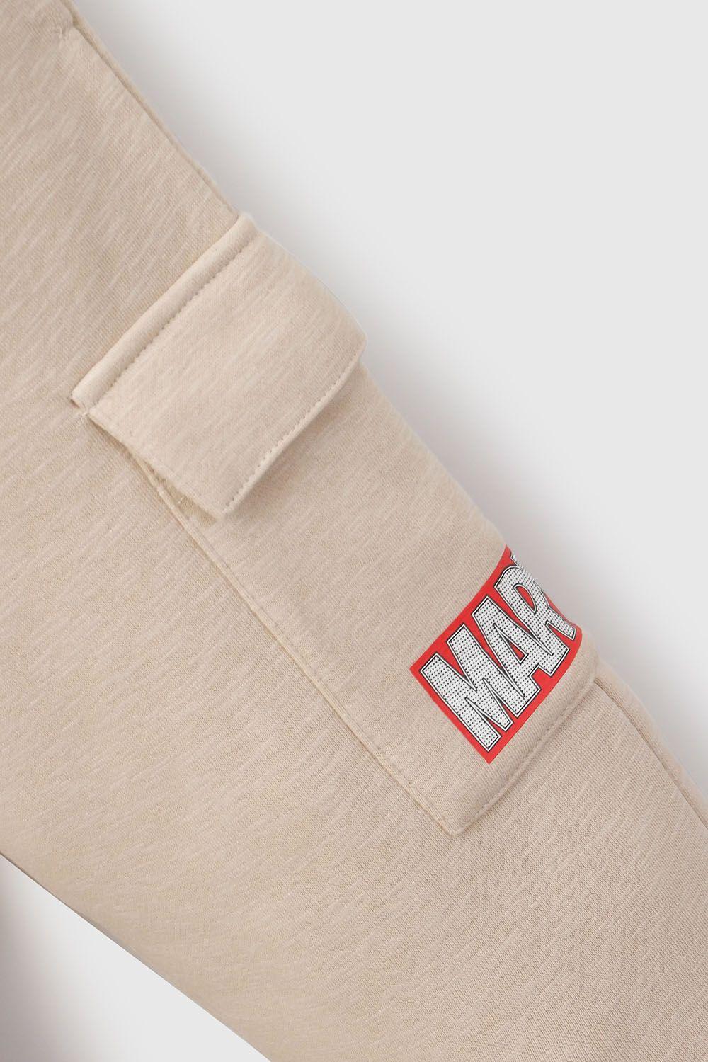Pantalón Buzo Niño Beige 7763 Colloky-3