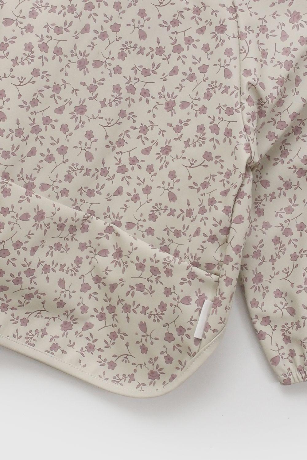 Babero Impermeable Mangas Morado Niña Colloky-3