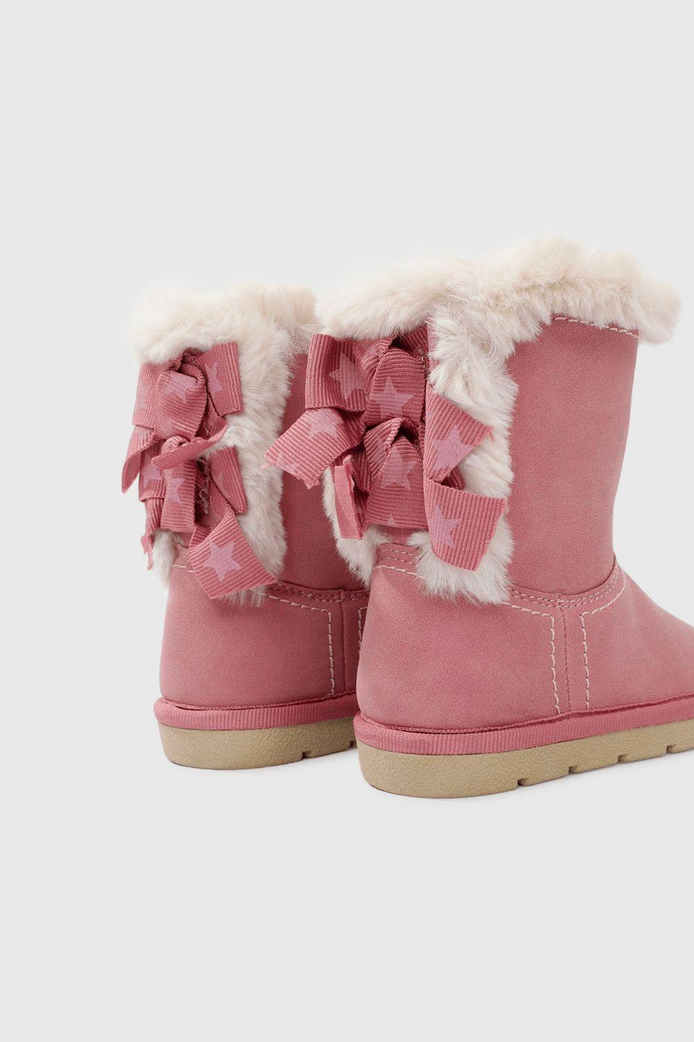 Bota Rosada de Niña (21 a 27)-4