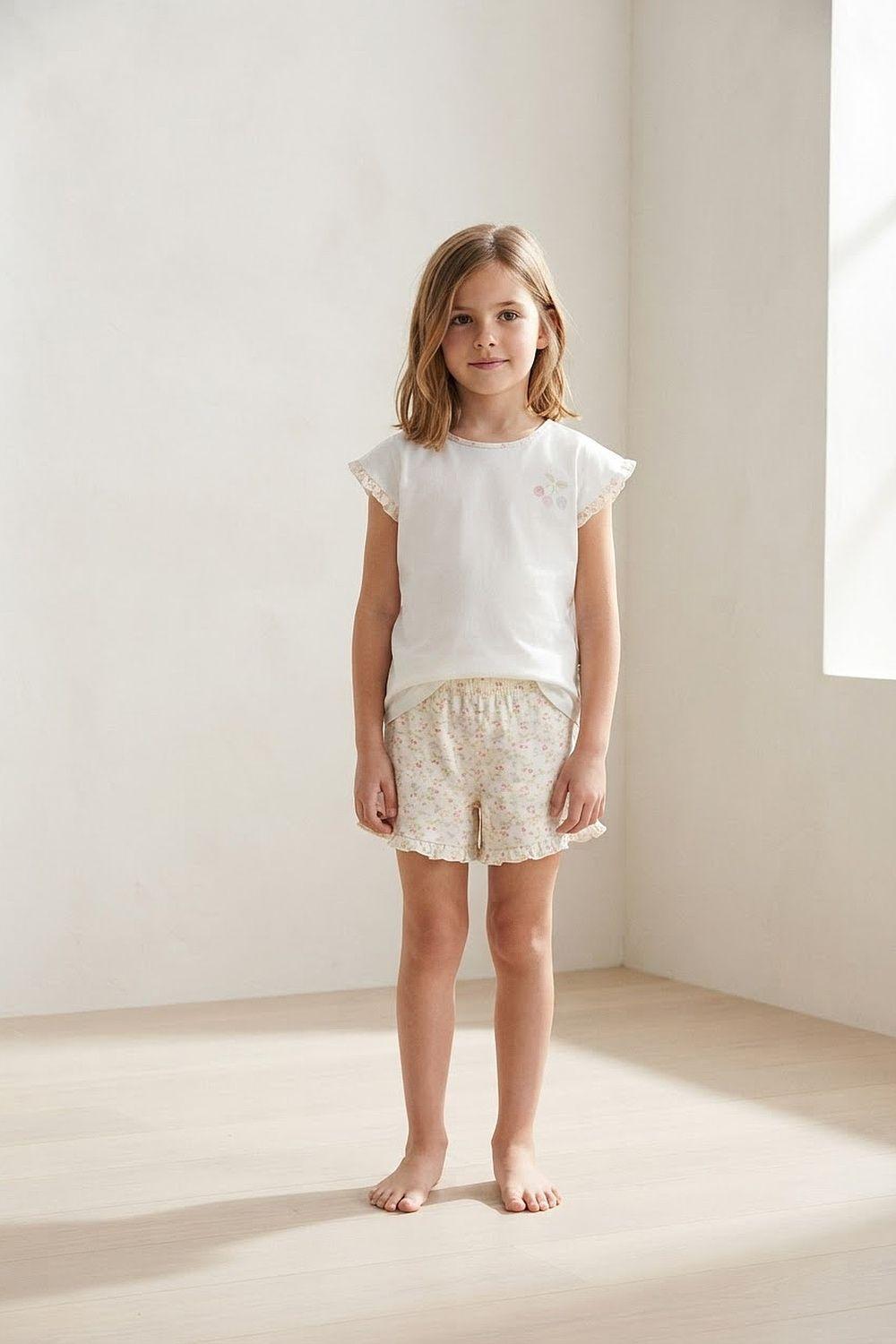 Pijama Vuelos Beige Niña 2A a 12A Colloky-1