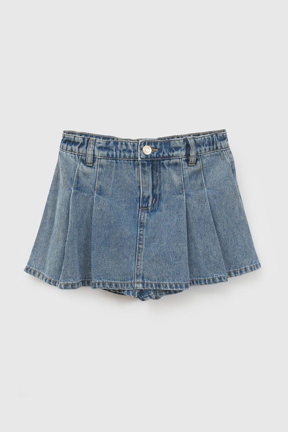 Falda Azul Niña 0450 Colloky-0