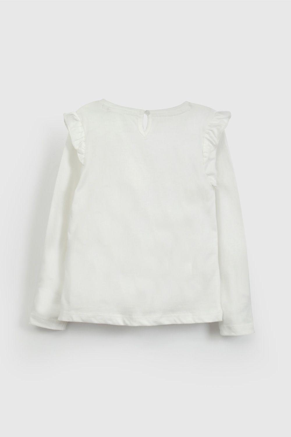 Polera Blanca Cuncuna De Niña POJE4809V26-1