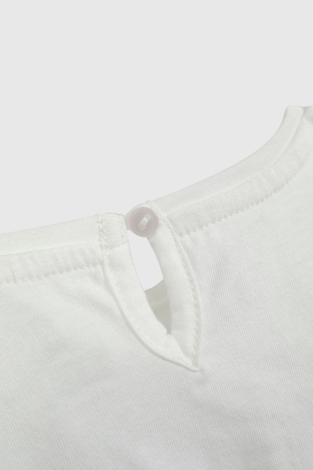 Polera Blanca Cuncuna De Niña POJE4809V26-3