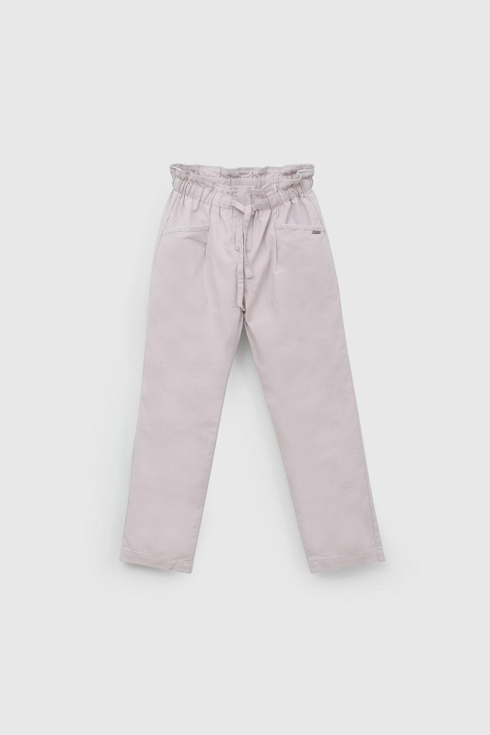 Pantalón Morado Gabardina De Niña PTGB0618V26-0