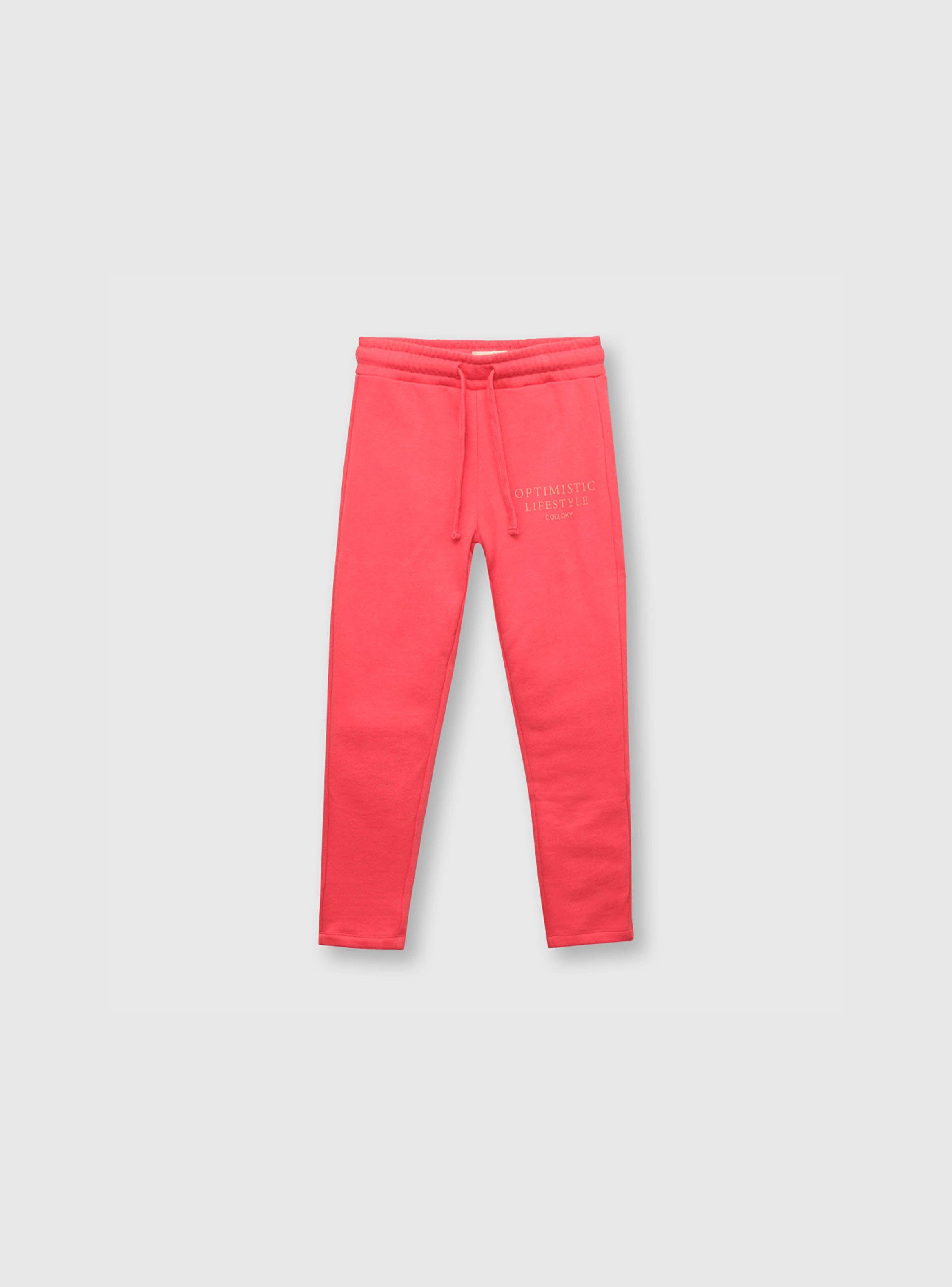 Pantalón Niña Buzo Fucsia (2 A 12 Años) Colloky-0