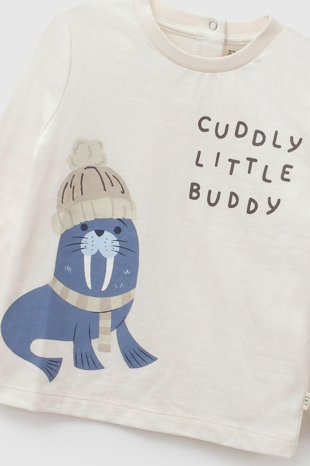 Polera Niño Beige 7868 Colloky-2