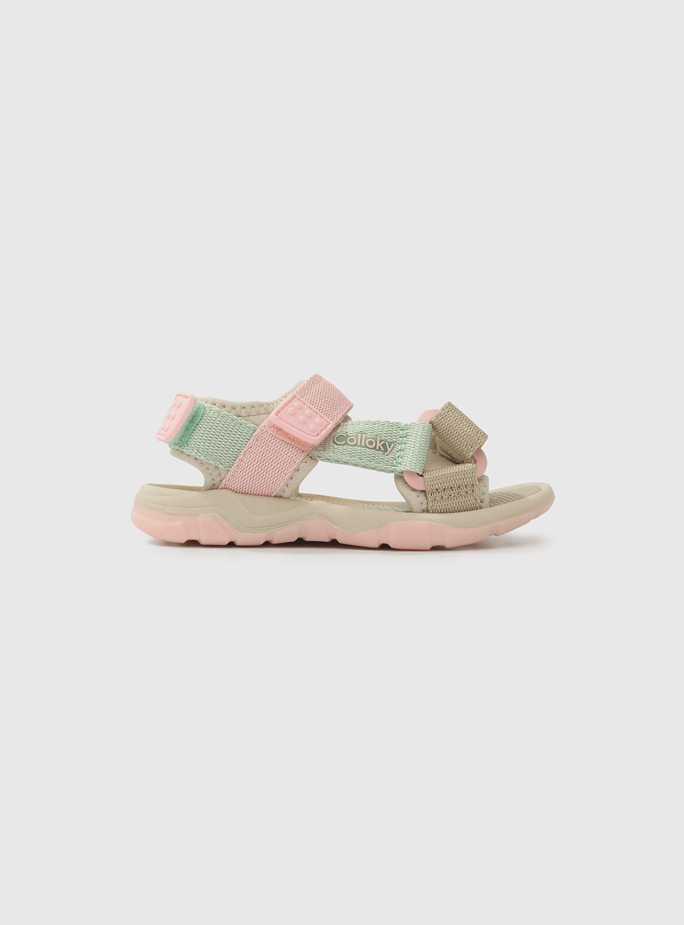 Sandalia Niña Beige 54770 Colloky-1