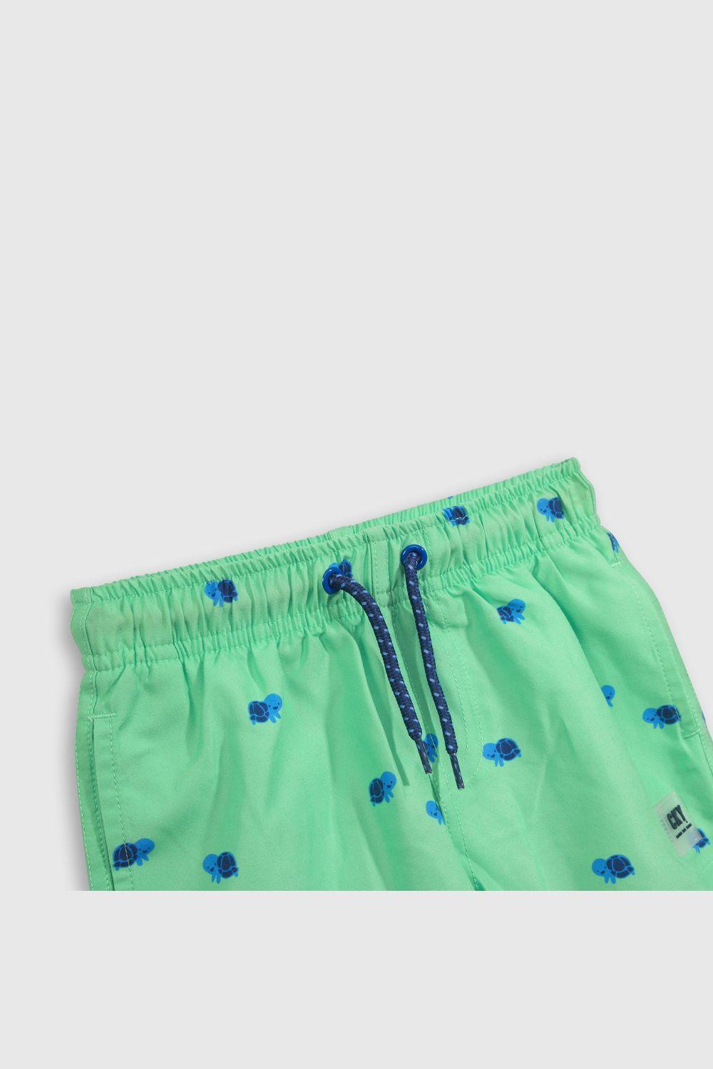 Traje de Baño Playa Niño Verde TBPY1170V25-2