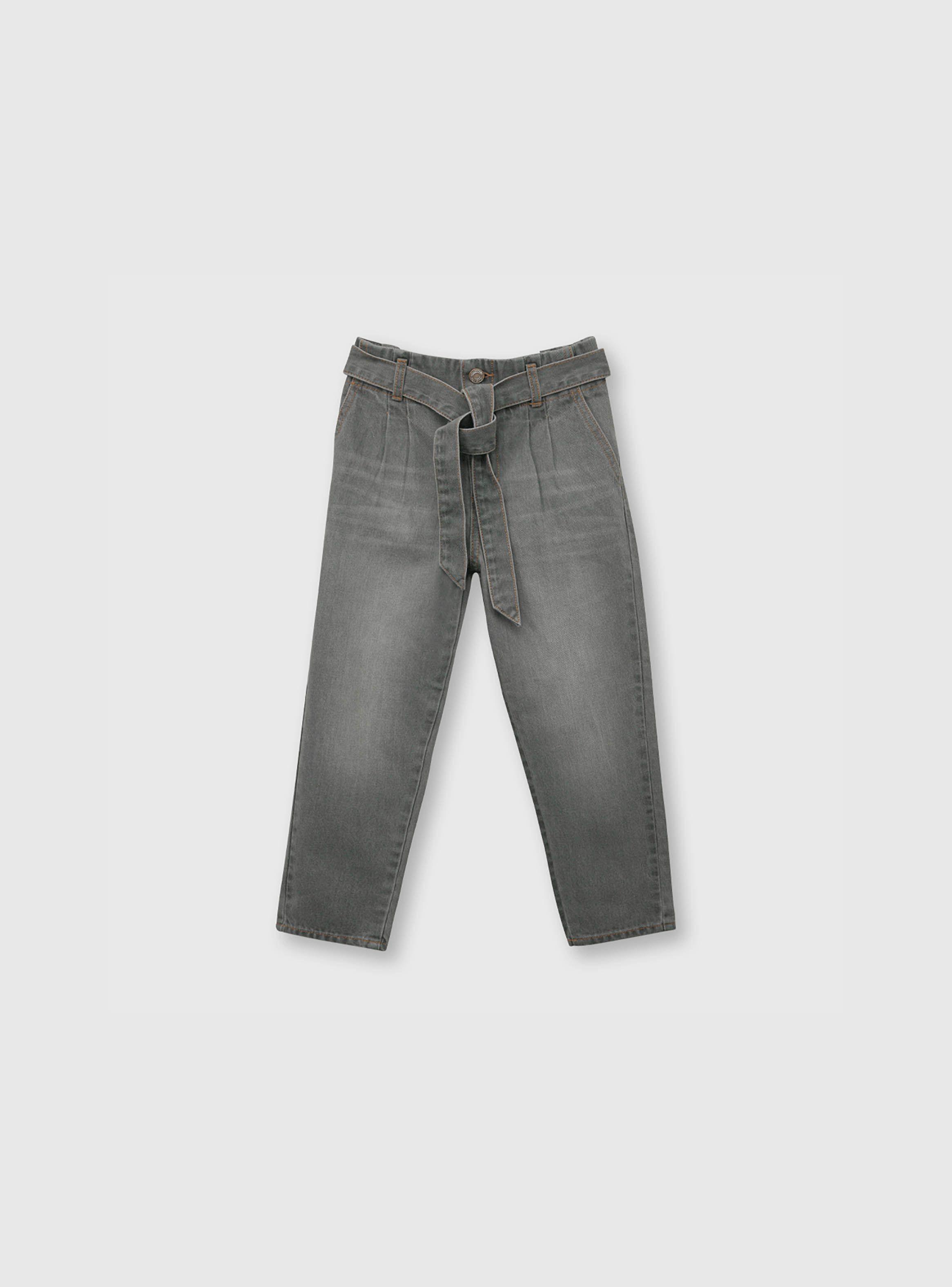 Jeans Niña Gris (2 A 12 Años) Colloky-0