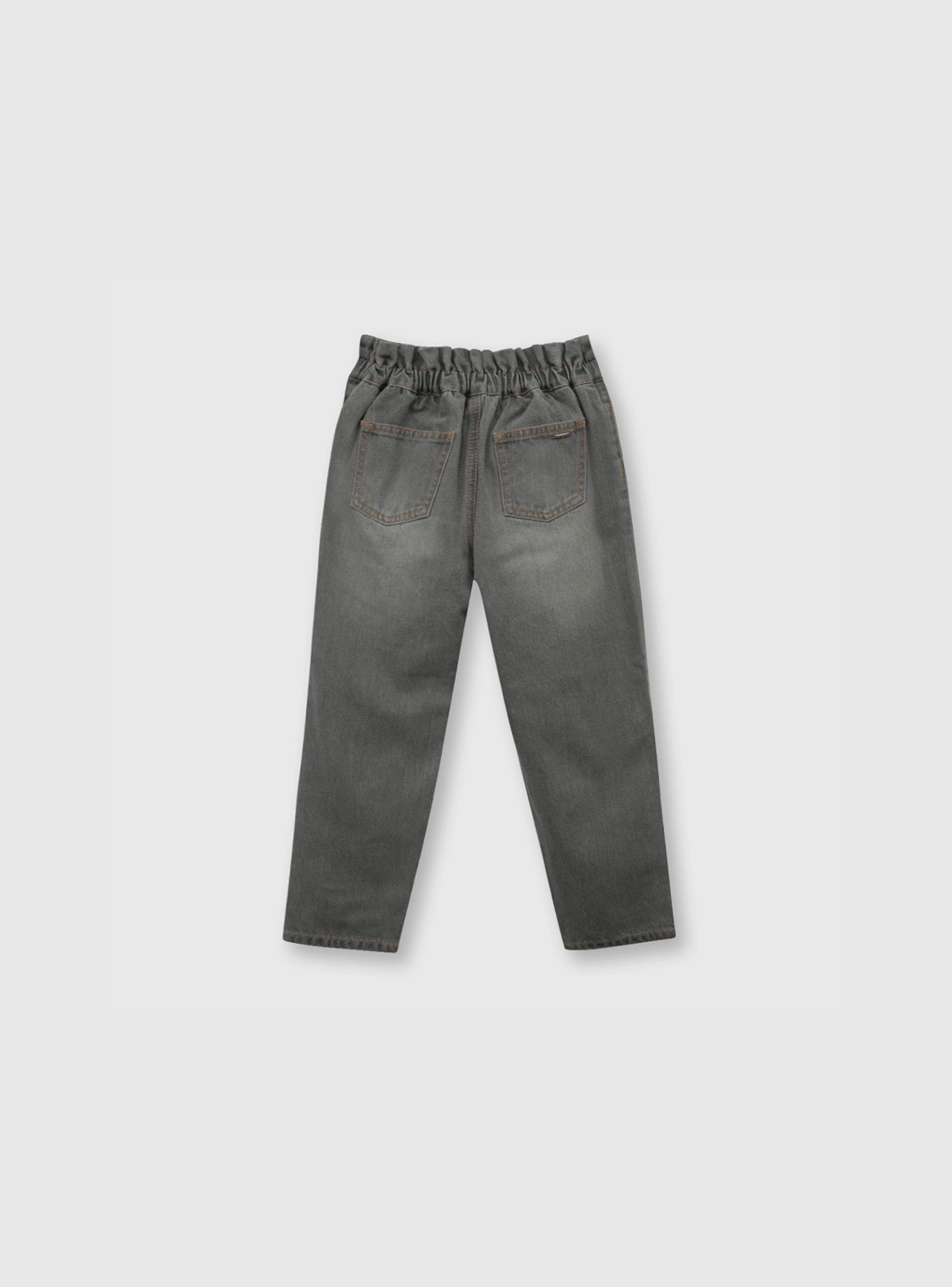 Jeans Niña Gris (2 A 12 Años) Colloky-1