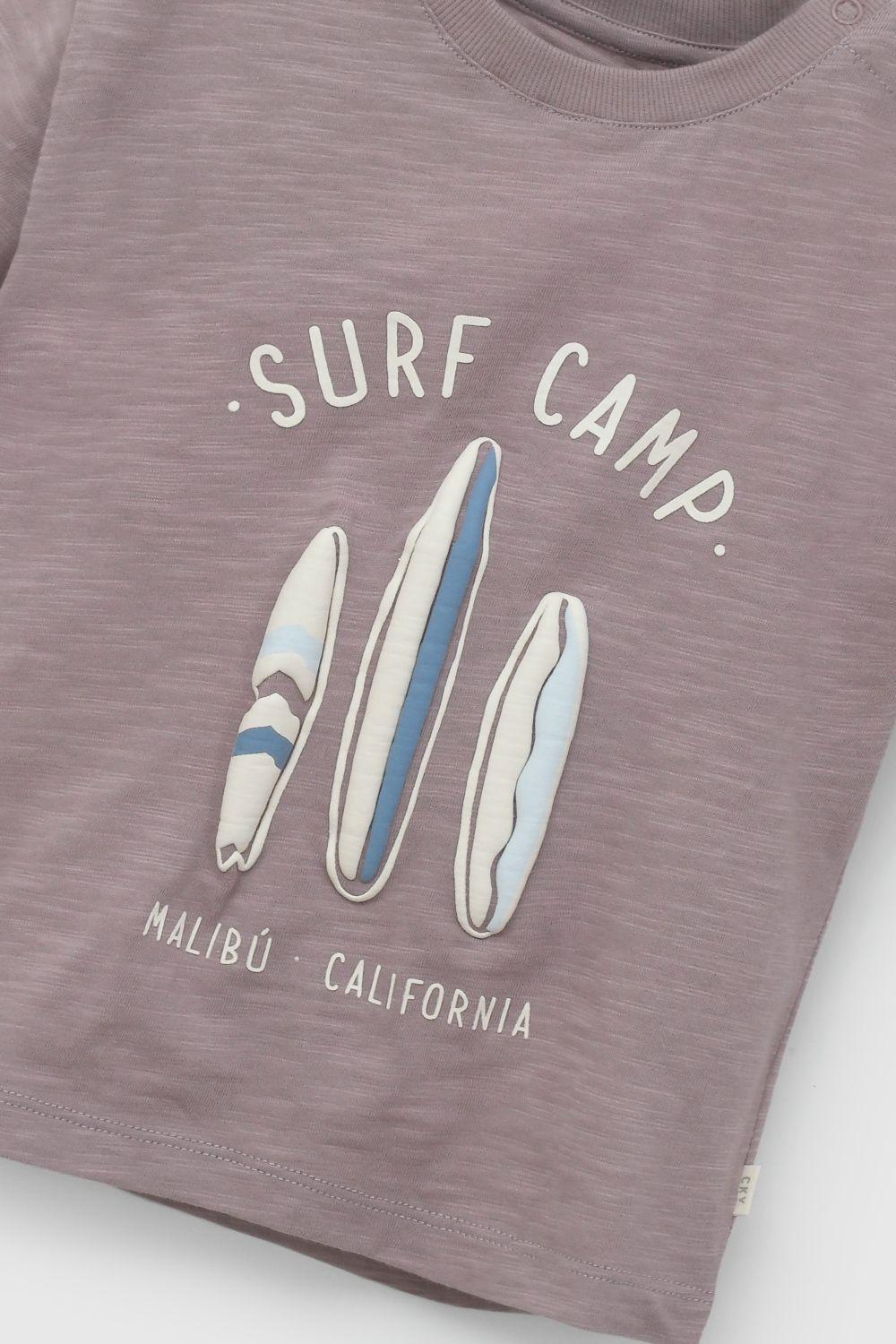 Polera Morada Surf Camp De Niño POJE8918V26-3
