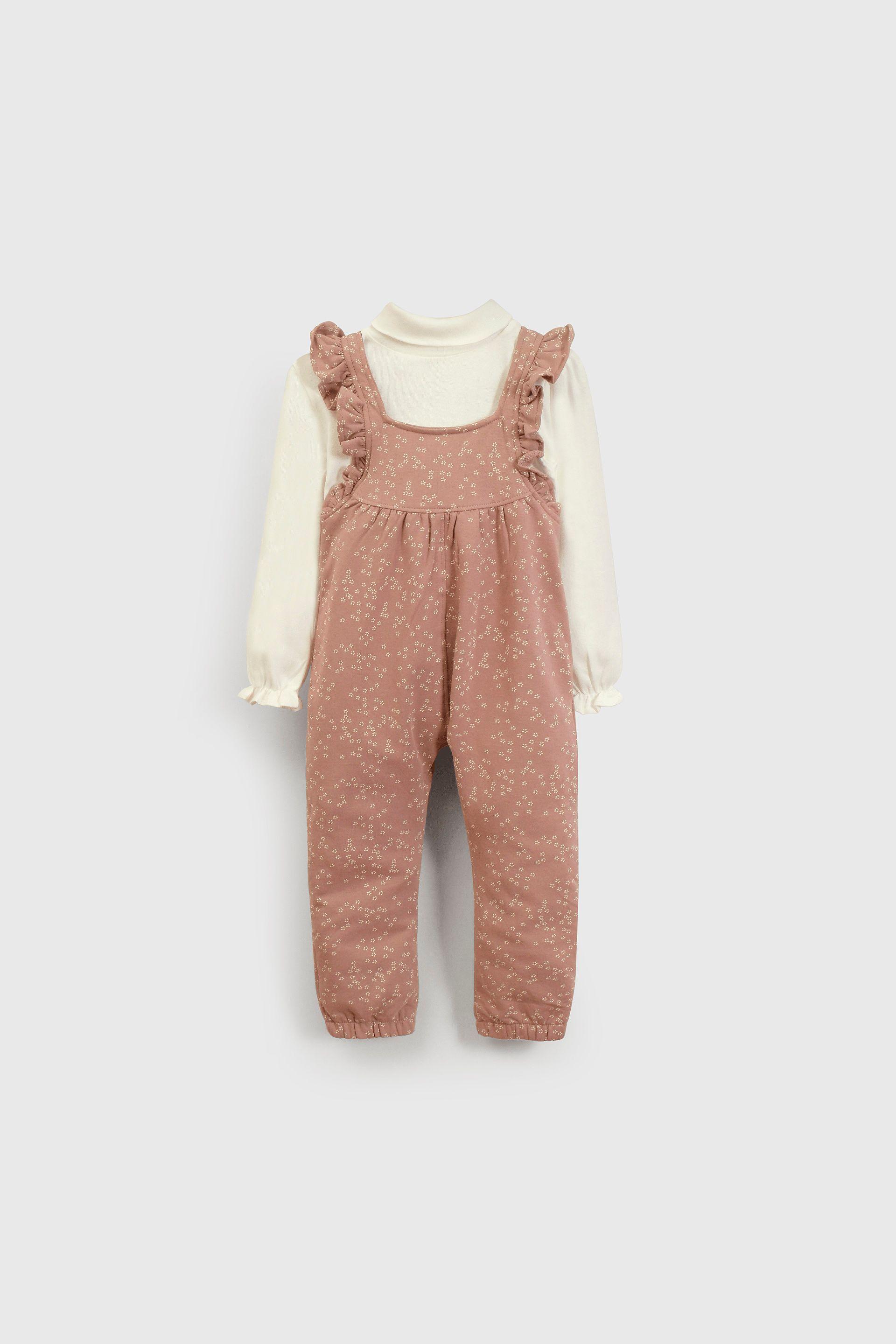 Conjunto Jardinera y Bodie Morado Flores-0