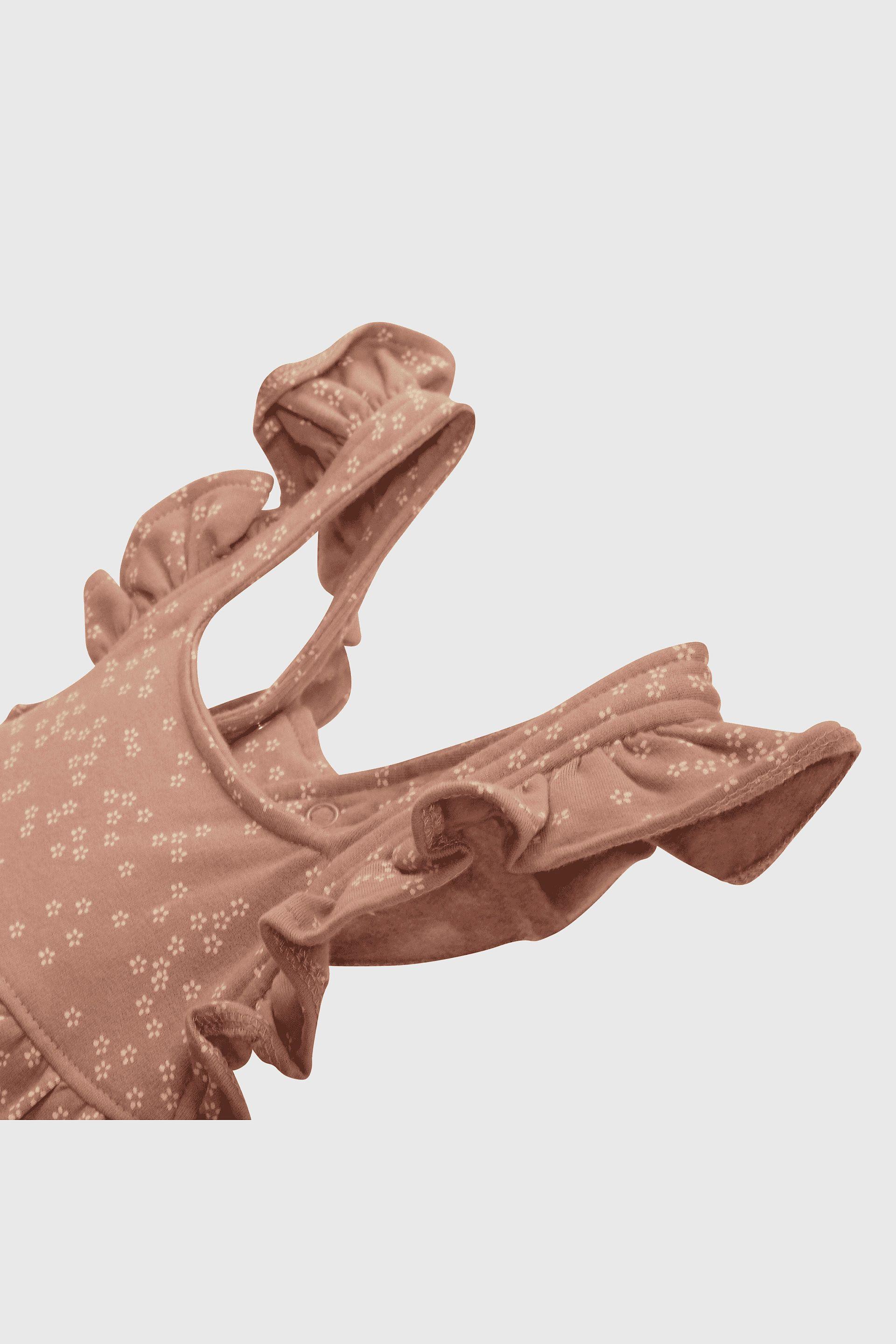 Conjunto Jardinera y Bodie Morado Flores-5