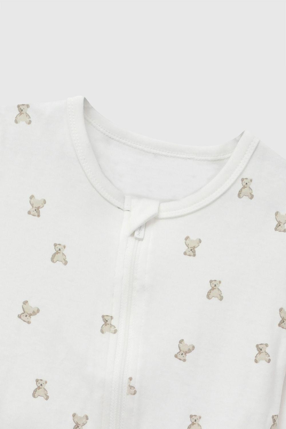 Pijama Algodón Beige Unisex 0/3M a 18/24M Colloky-3