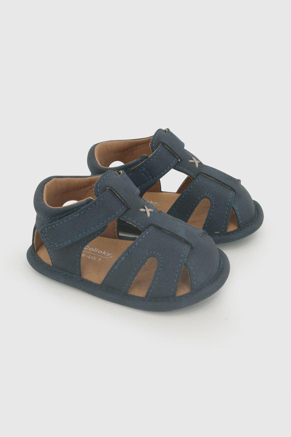 Sandalia Velrcro Azul Niño 14-18 Colloky-0