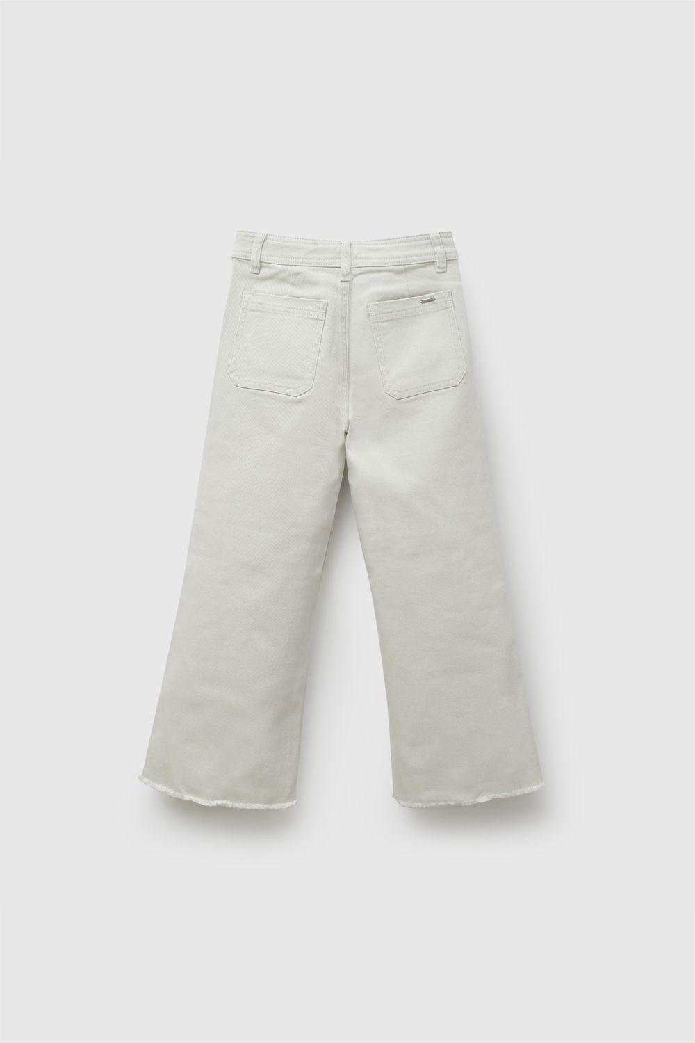 Jeans Bolsillos Beige Niña 3-4A a 12-13A Colloky-2