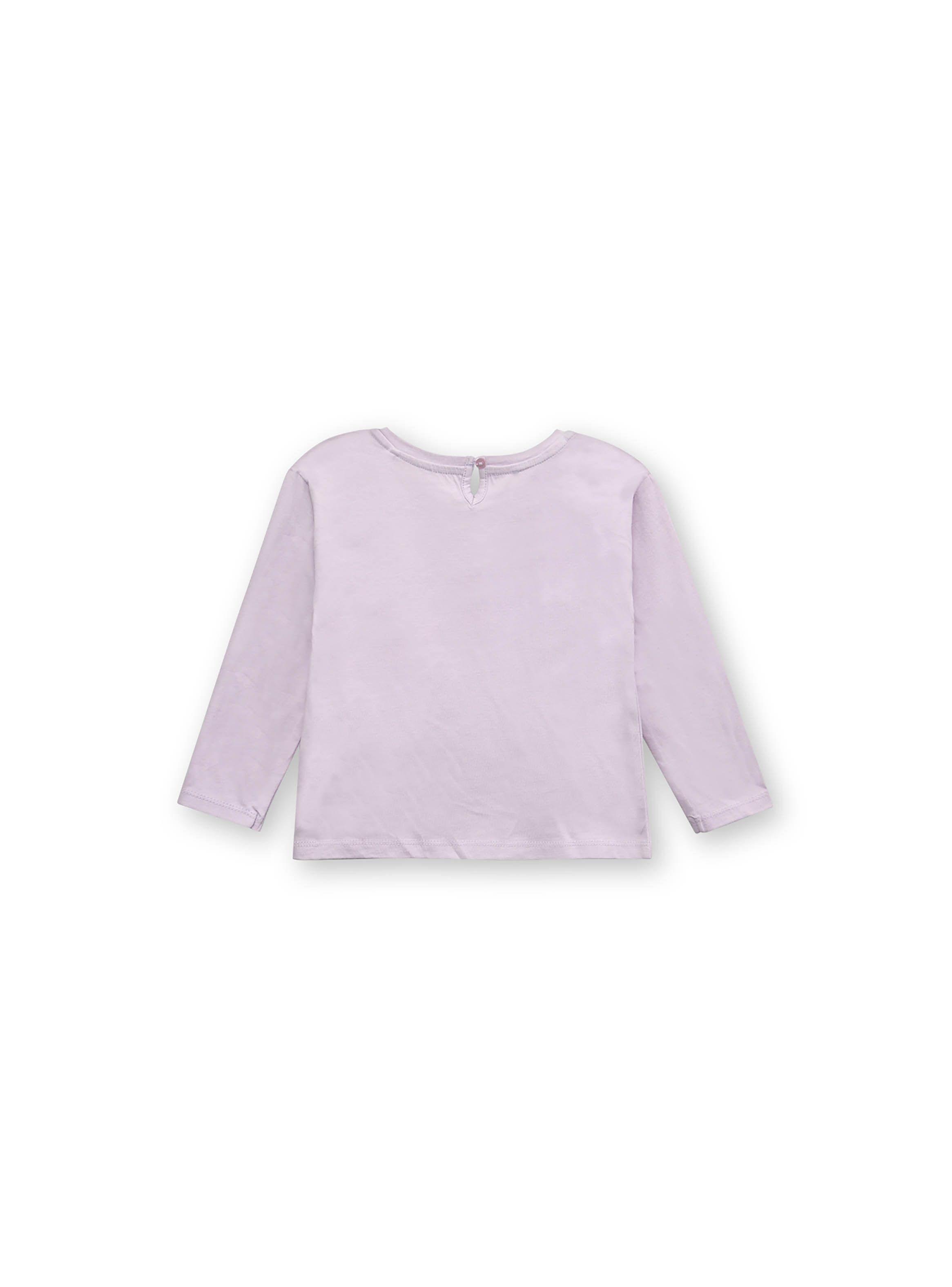 Polera De Bebé Niña Arcoiris Lila (3 A 36 Meses) Colloky-1