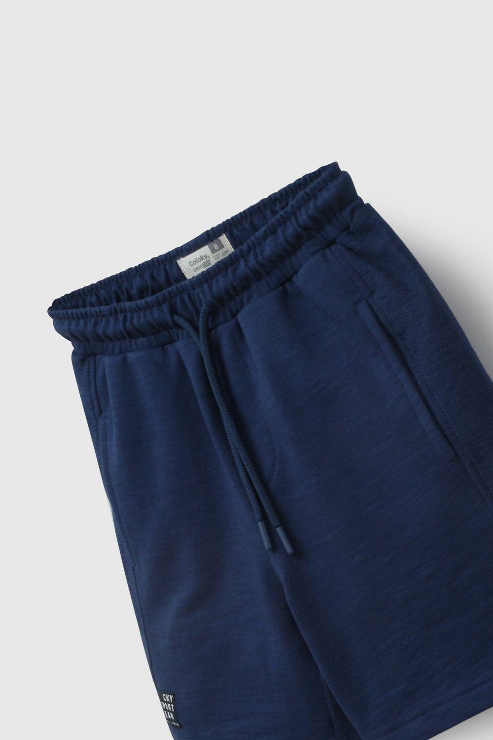 Bermuda Azul Cortes De Niño BDPO0357V26-2