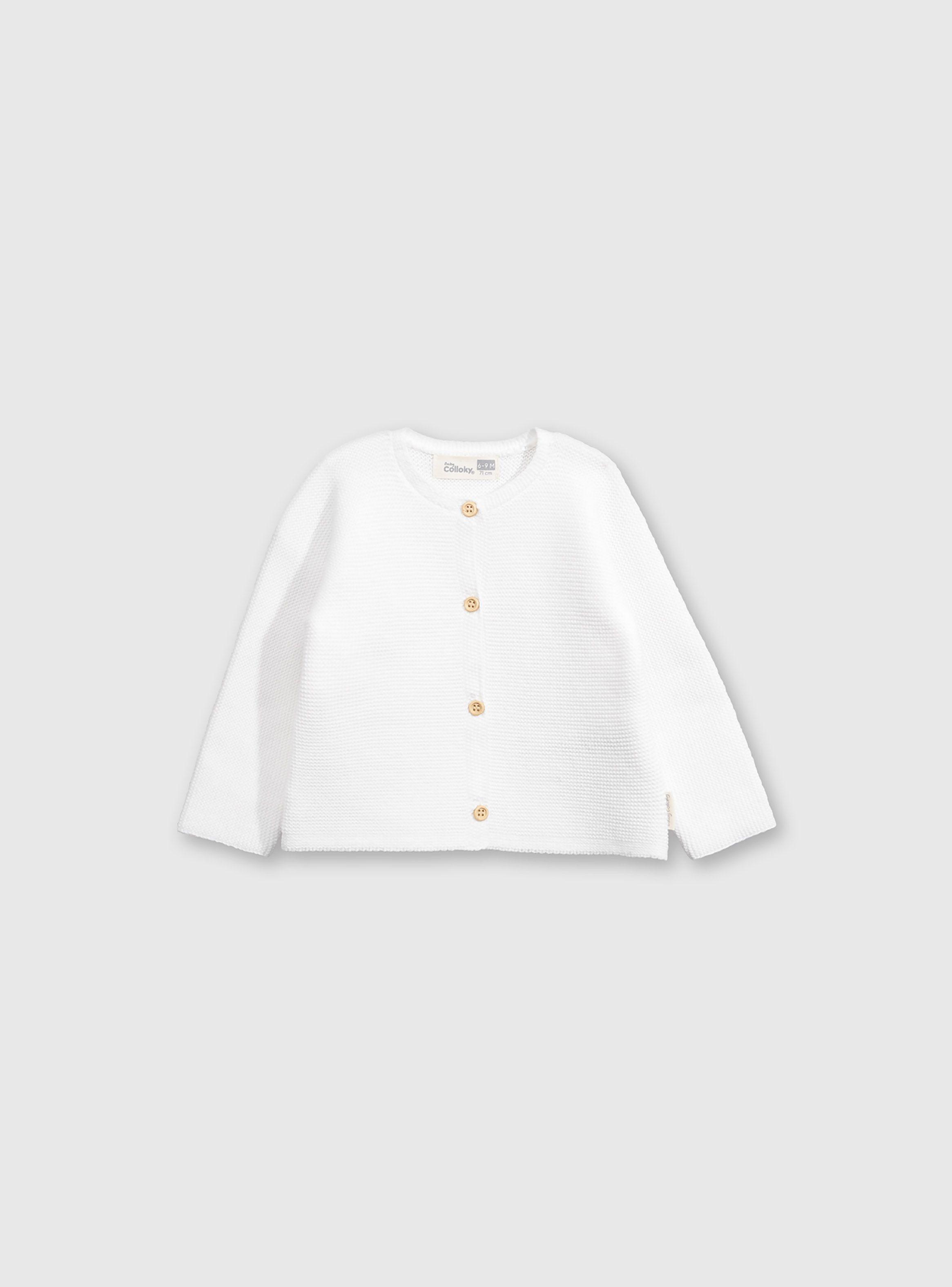 Chaleco Blanco de Bebé-1