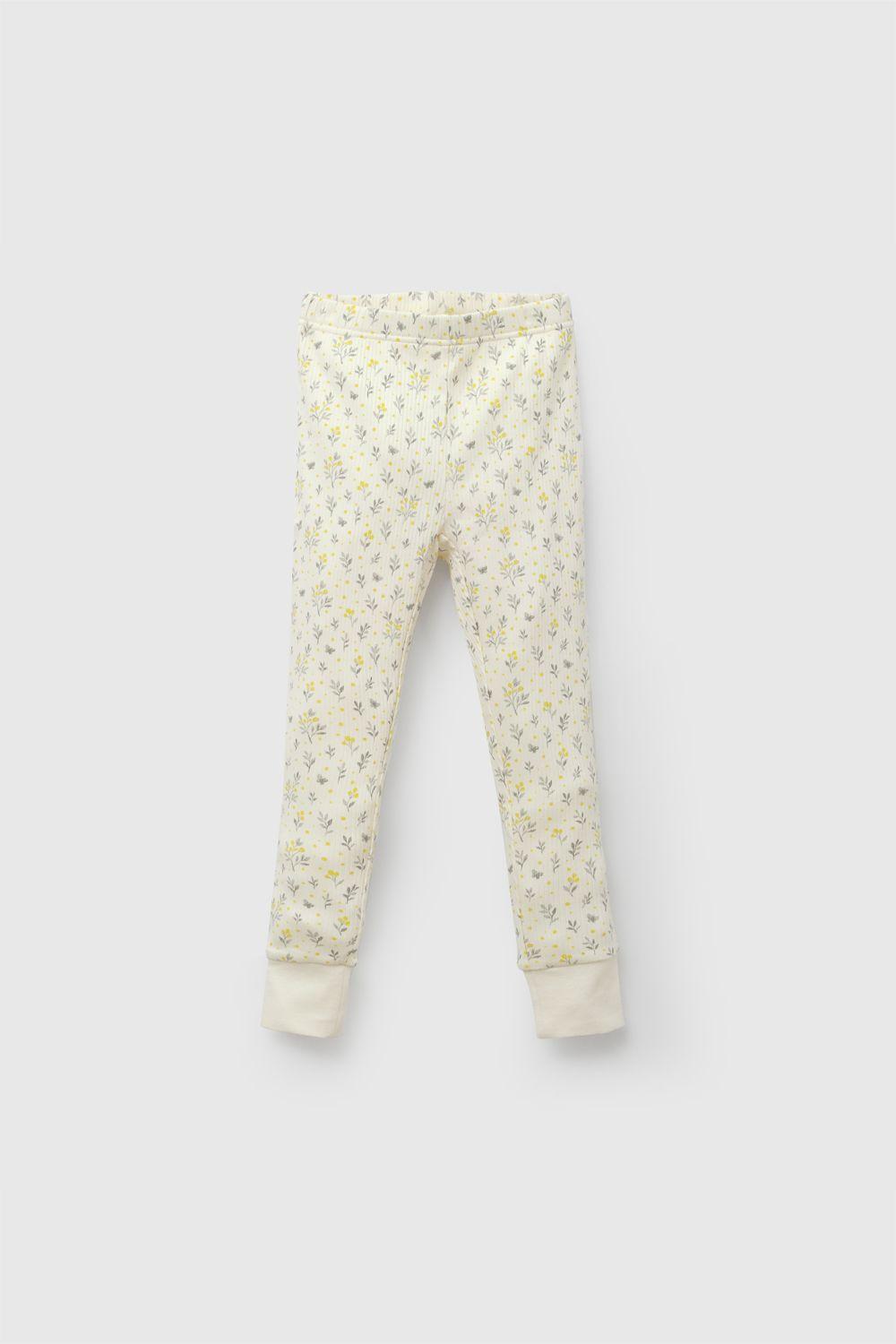 Pijama Flores Beige Niña 2A a 12A Colloky-2
