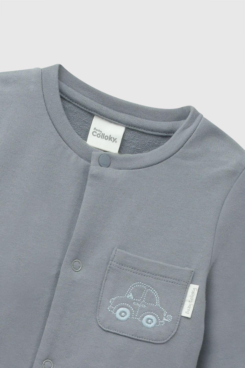 Oso Polycotton Denim Niño Rn a 6-9M Colloky-3